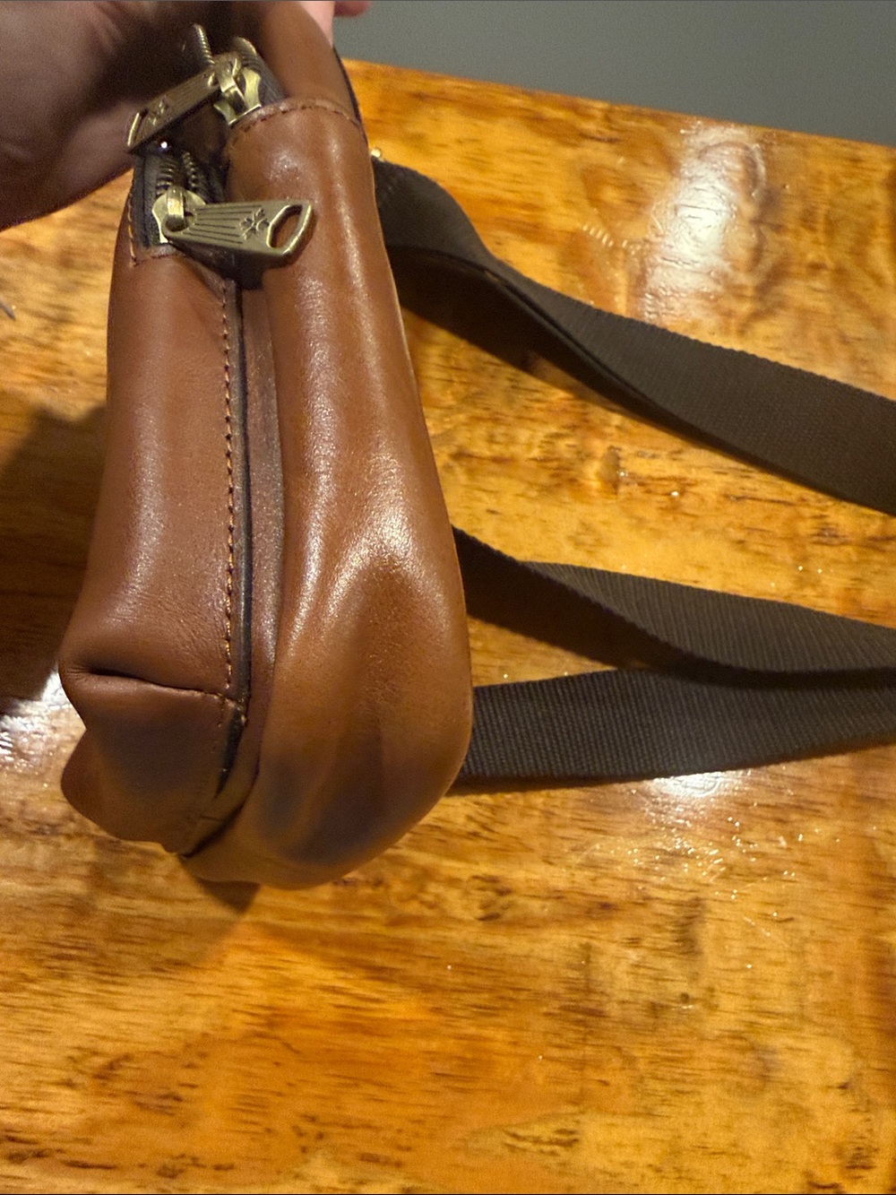 Patricia Nash Brown Leather Sling Bag - Casual Everyday Carry - Picture 10 of 10